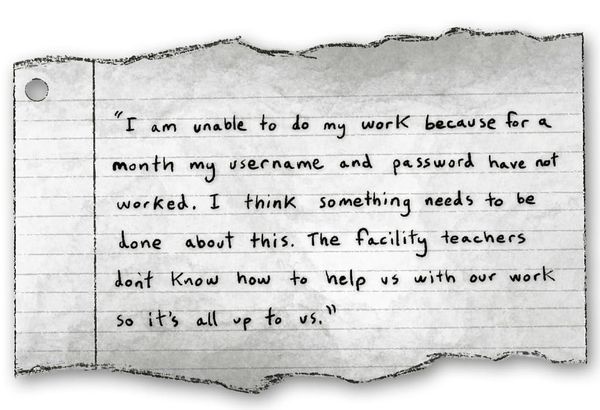 For These Incarcerated Students, Online School Has Been a Disaster