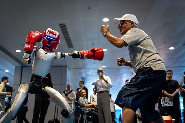 Humanoid Robots Show Off Their Language and Boxing Skills in Hong Kong