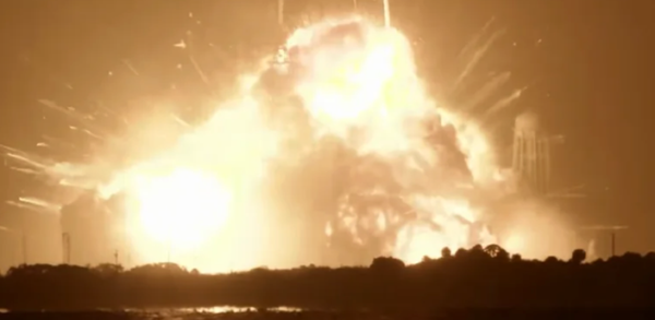 Blue Origin Rocket Explodes on the Launch Pad During an Engine-Firing Test