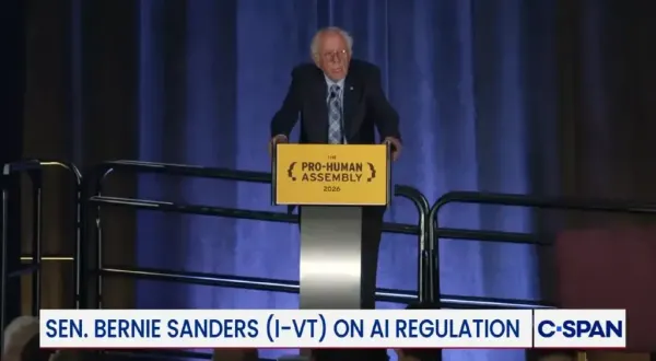 Regulating AI ‘As American as Apple Pie,’ Sen. Bernie Sanders Says