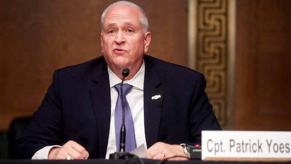 Patrick Yoes, Fraternal Order of Police President. JONATHAN ERNST/POOL/AFP via Getty Images