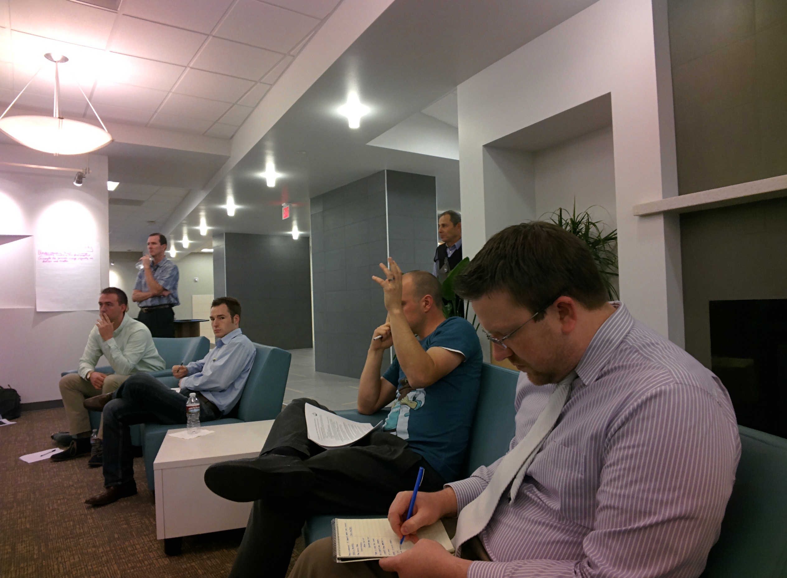 A working group at the "Provo Accelerated" event on October 28, 2014