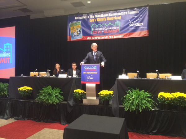 Chairman Tom Wheeler at the Broadband Communities Summit.