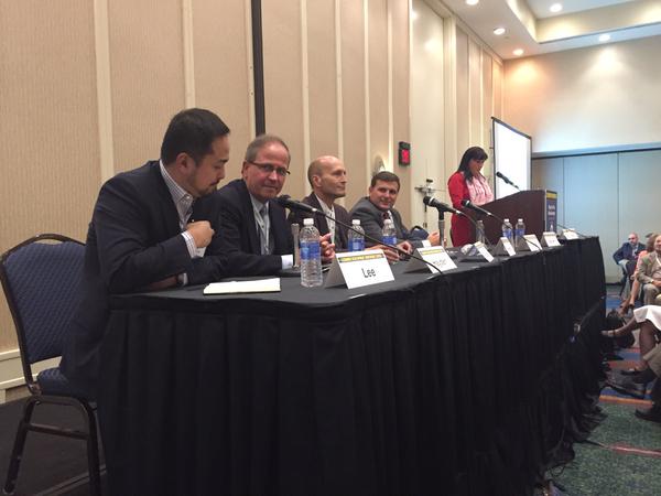 Panelists Mike Lee, Mike Hayden, Steve Rucker and Nick Hann