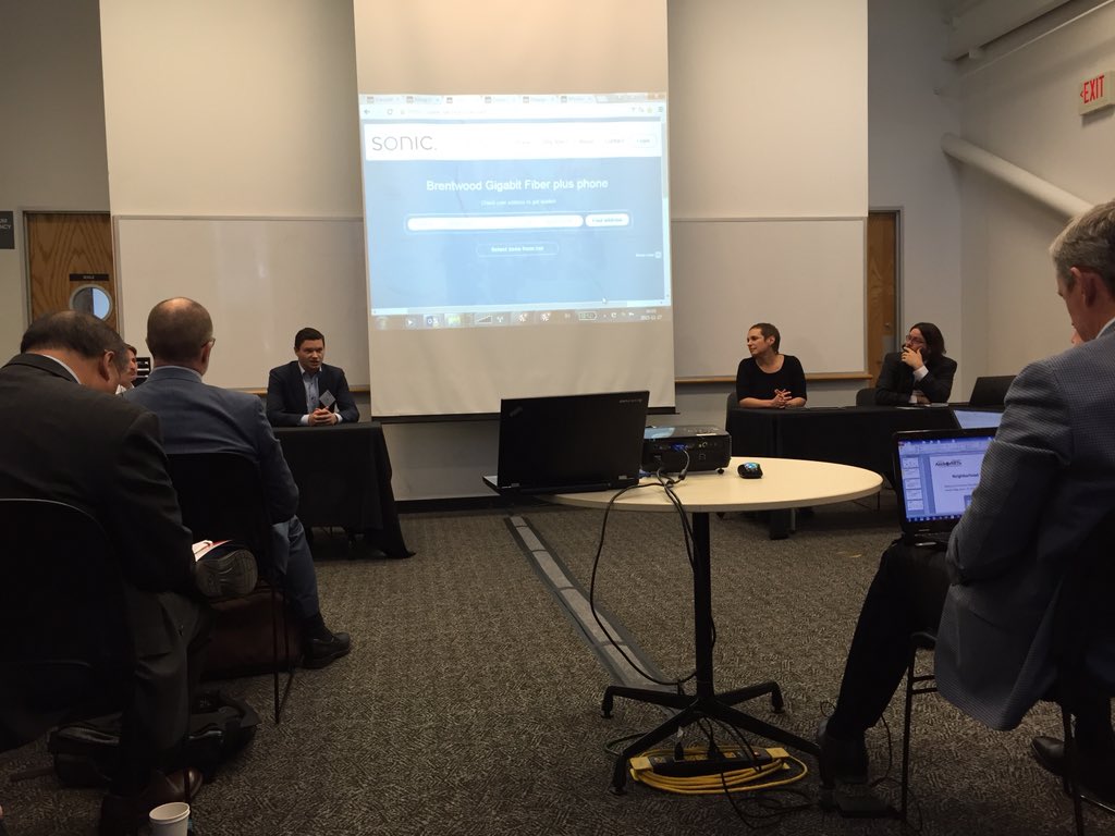 Isak Finer, vice president of COS Systems, speaking about tools to facilitate open access broadband networks.