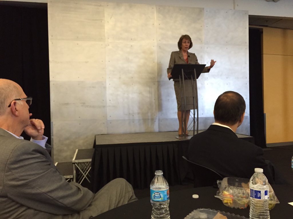 Sunne McPeak, CEO of the California Emerging Technology Fund, speaks of the importance of public-private partnership to broadband.