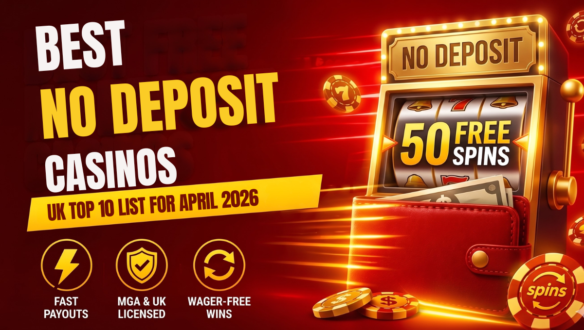 Free spins no deposit bonuses UK April 2026