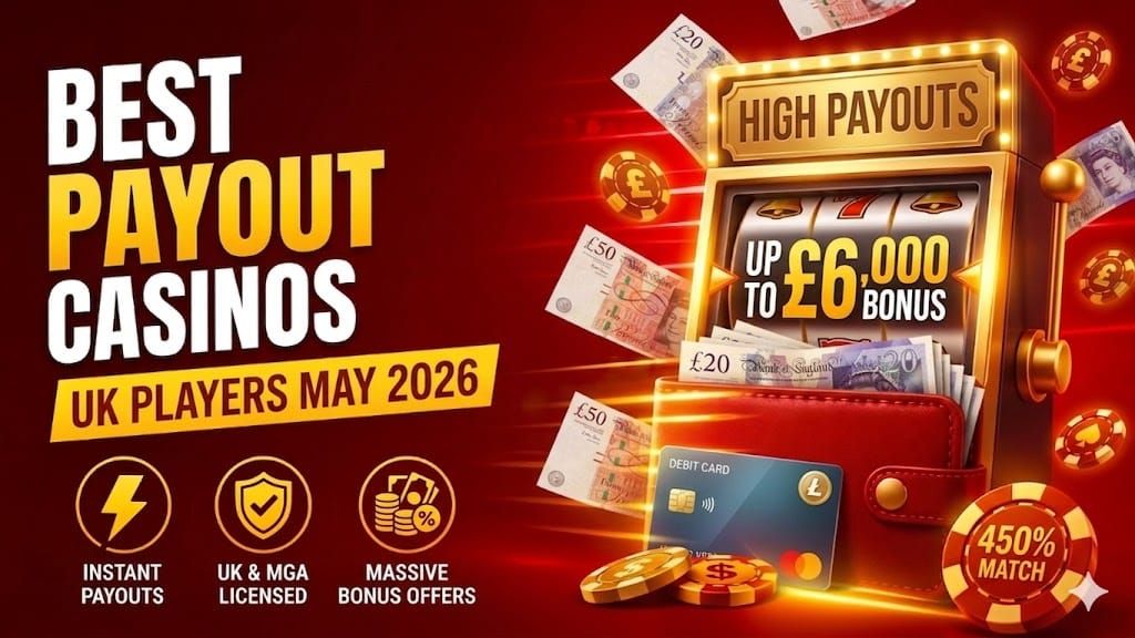 Best Payout Casinos for UK Players in May 2026