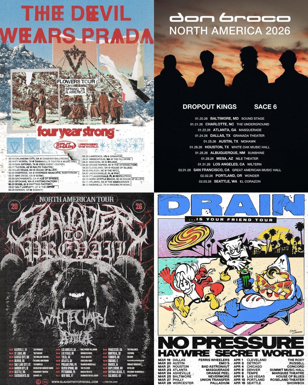 10 TOURS TO LOOK OUT FOR IN 2026