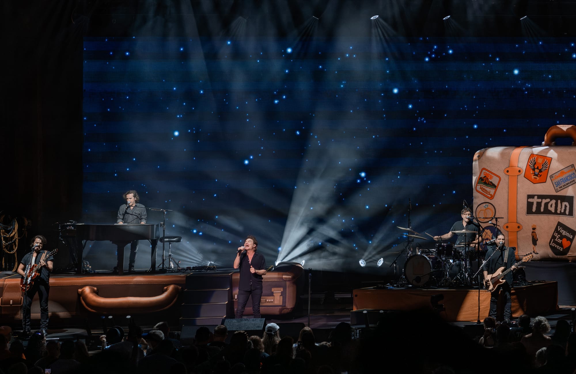 Train and REO Speedwagon Rock Blossom Music Center on Their Summer Road Trip Tour