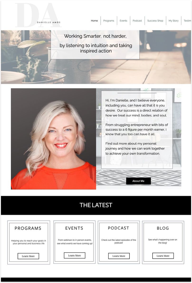 Danielle Amos' Website