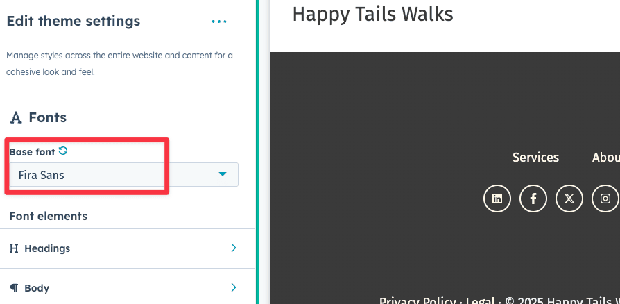 Fonts used for this tutorial