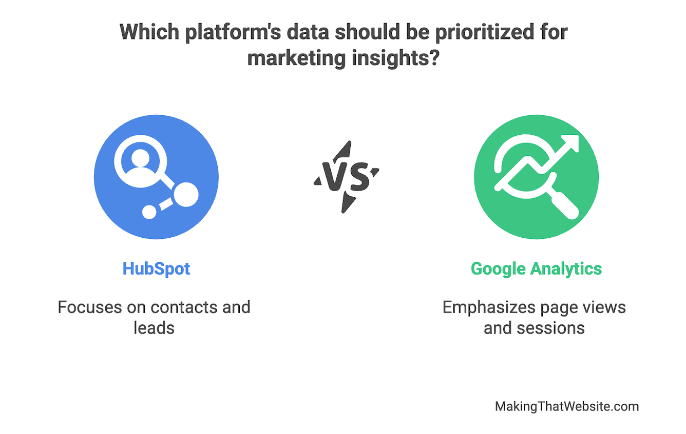 Differences between Hubspot and Google Analytics