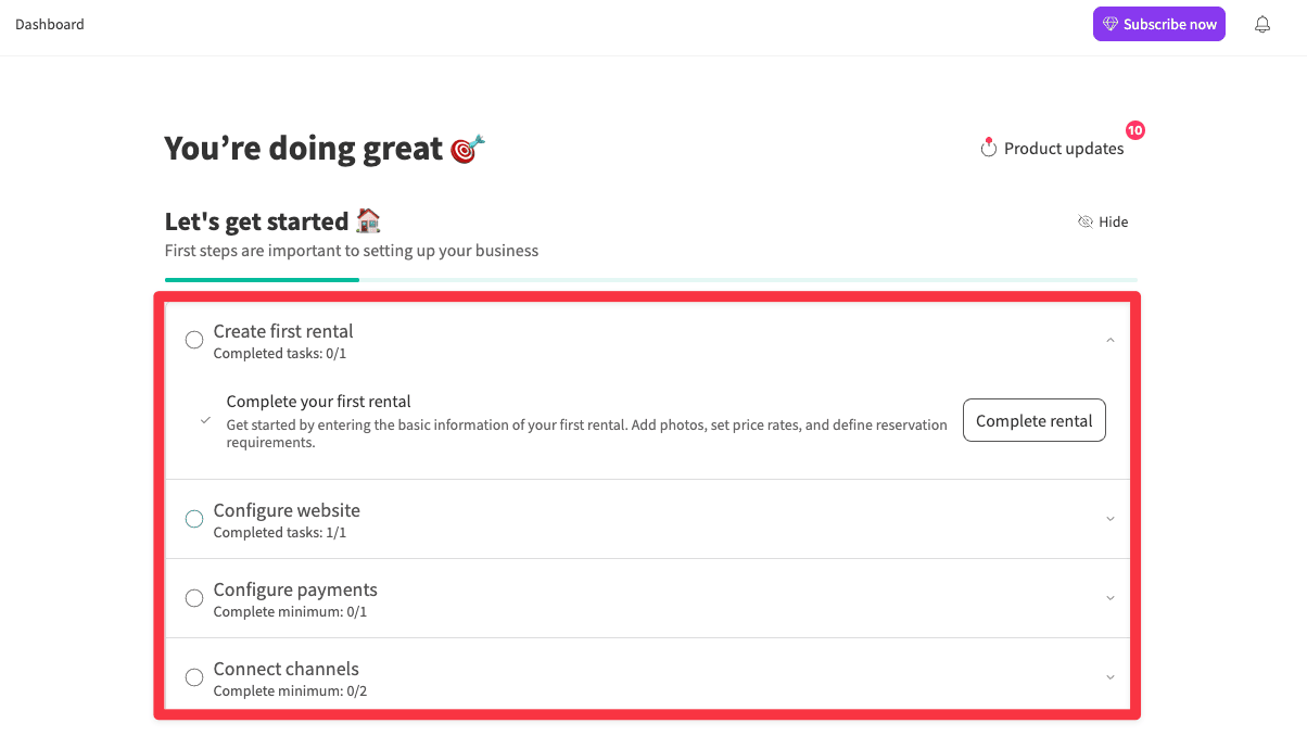 Lodgify account setup