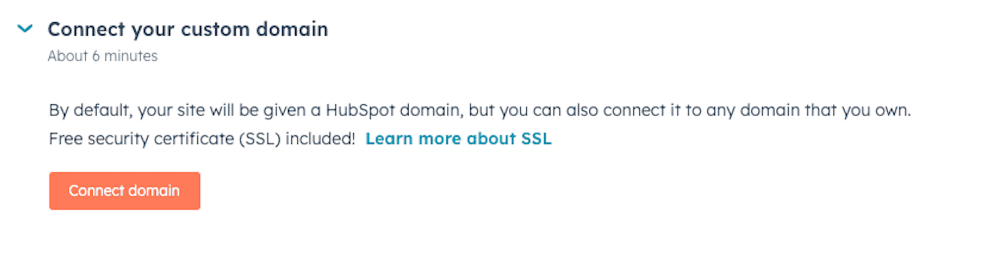 Connect to a custom domain on the Hubspot free plan