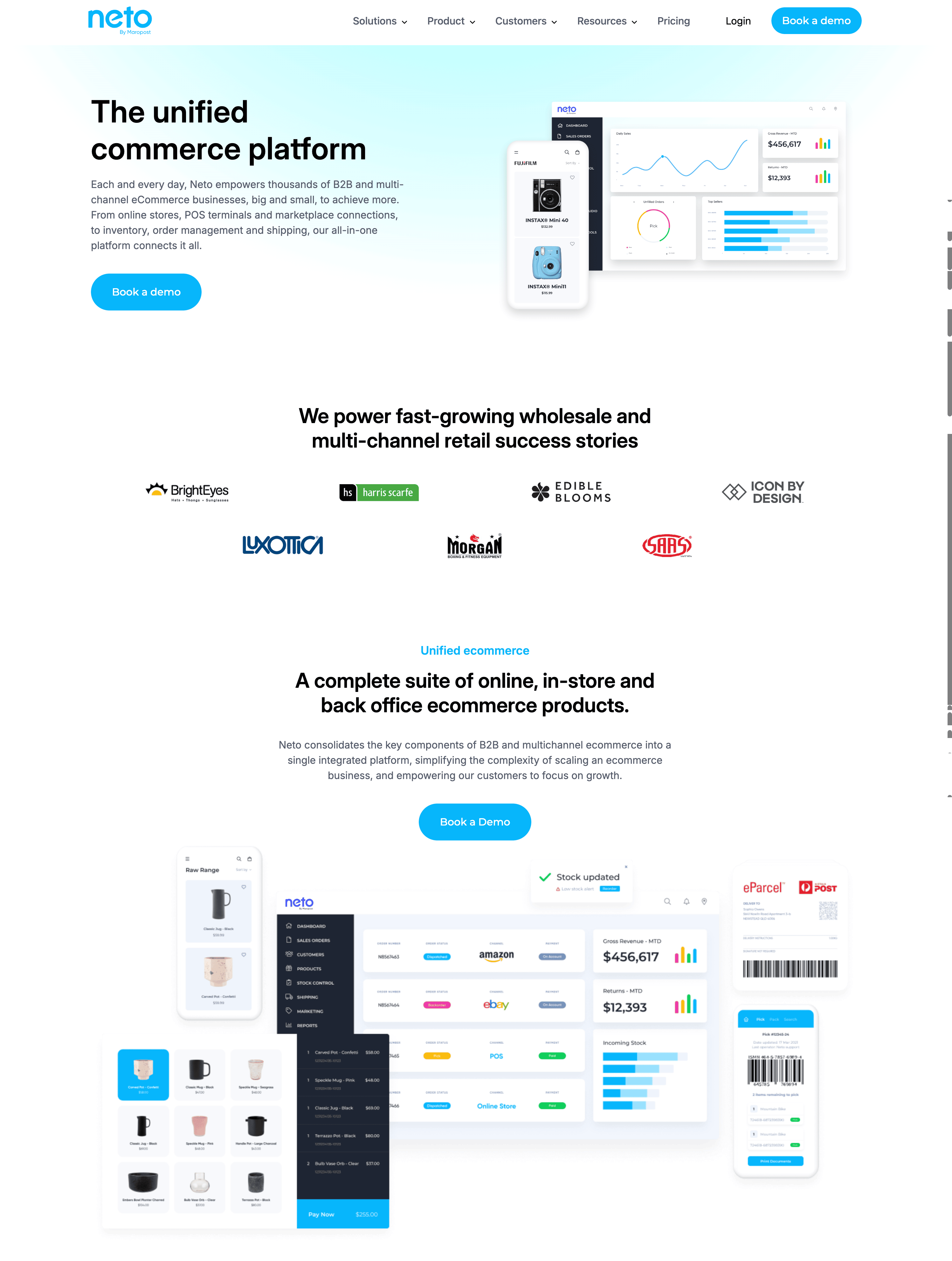 Neto home page