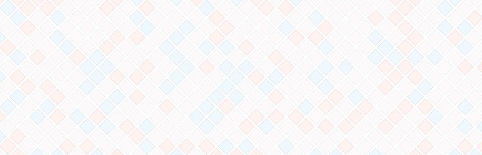 게임 『맥스웰의 수수께끼 악마』의 콘셉트 이미지. 연한 회색, 연한 파란색, 연한 붉은색 정사각형들이 격자 모양으로 불규칙하게 비스듬히 배치되어 있다.