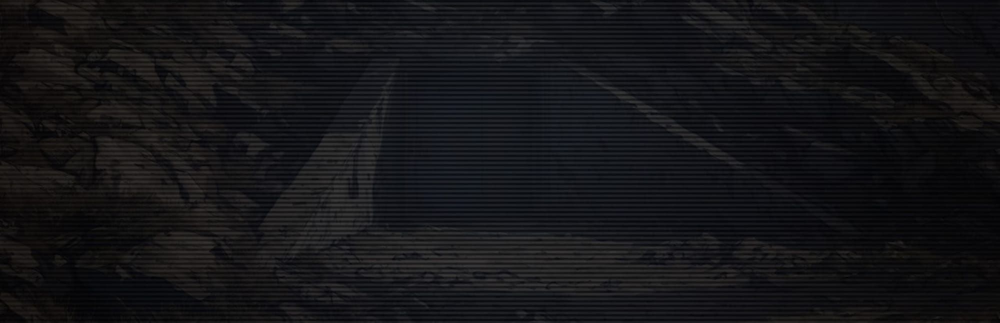 게임 『Ruinlander』의 콘셉트 이미지. 산 속 셸터같은 구조물의 입구를 다룬 어두운 이미지.