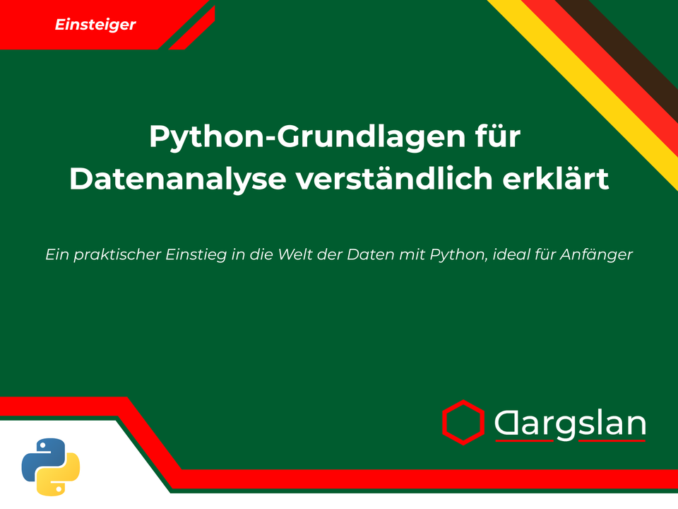 Buchrezension: Python-Grundlagen für Datenanalyse verständlich erklärt