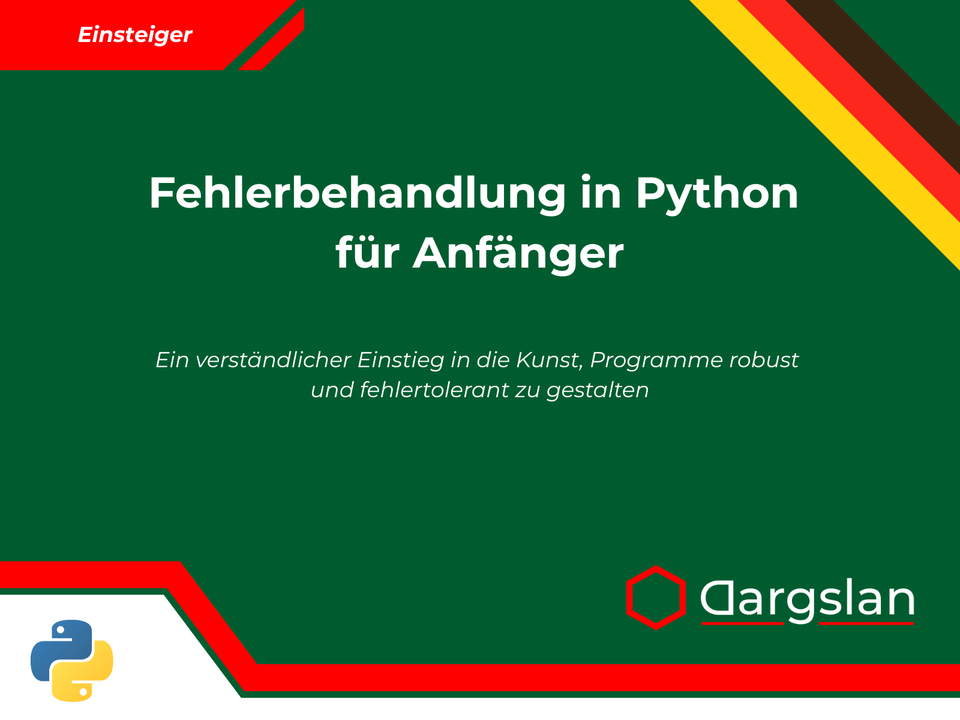 Buchrezension: Fehlerbehandlung in Python für Anfänger
