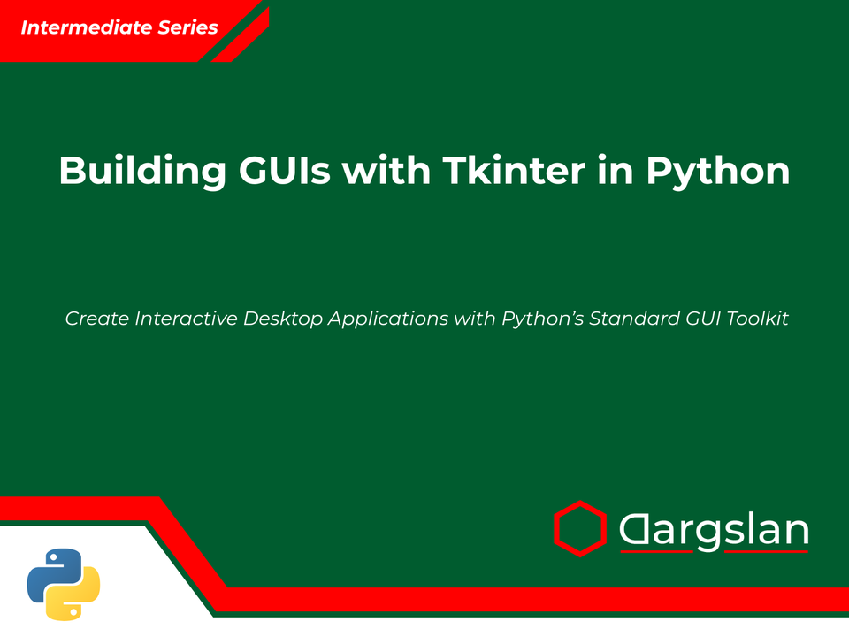 Book Review: Building GUIs with Tkinter in Python