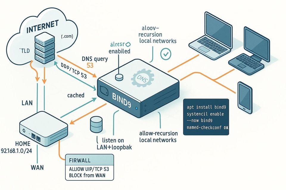 Setting Up a Local DNS Resolver with bind9