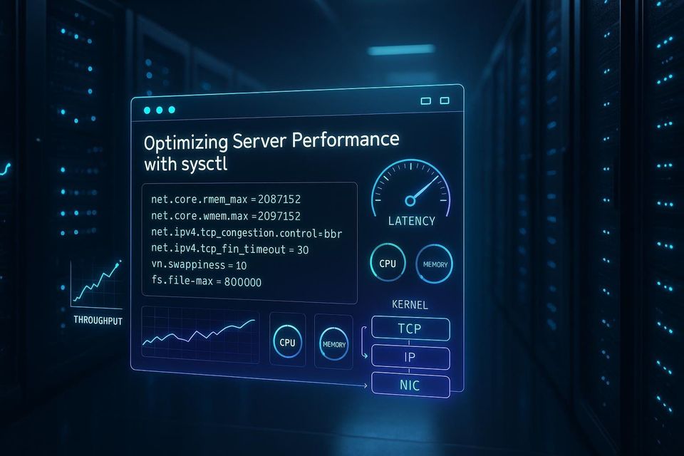 Optimizing Server Performance with sysctl Settings