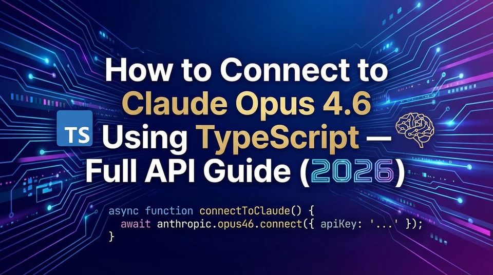 How to Connect to Claude Opus 4.6 Using TypeScript – Full API Guide (2026)