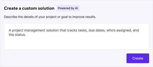 Create Custom Solution