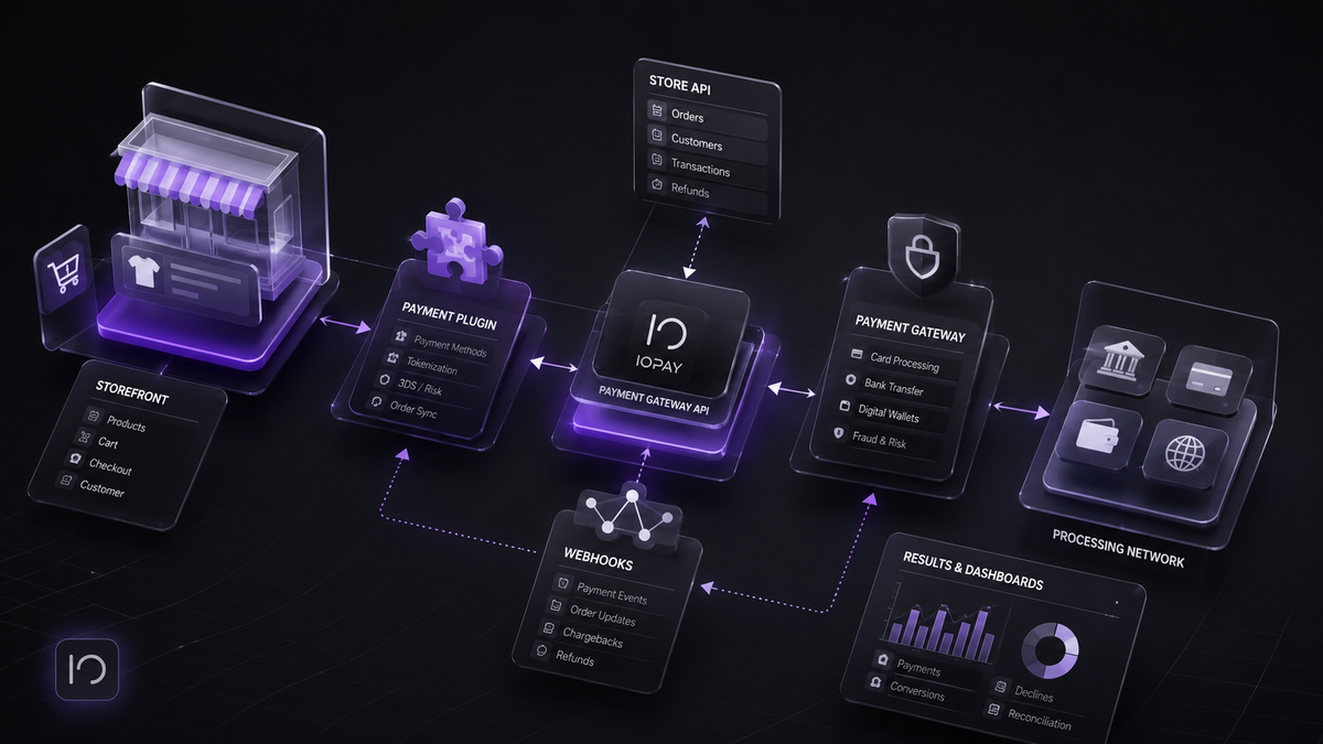 WooCommerce + gateway de pagamento: plugin, Payment Gateway API, Store API e webhooks