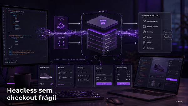 Adobe Commerce e Magento 2 headless: como pensar checkout e pagamentos com REST e GraphQL