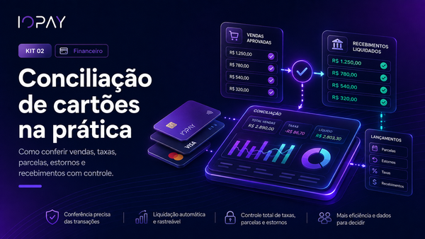Conciliação de cartões: como funciona na prática e por que vender não basta