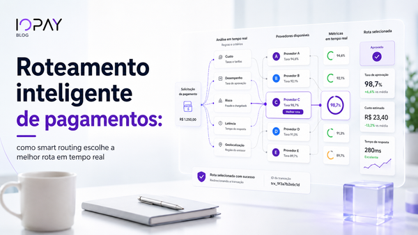 Roteamento inteligente de pagamentos: como smart routing escolhe a melhor rota em tempo real