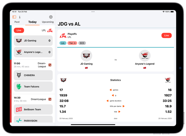 Esportsfort new split view mode on version 1.9.7