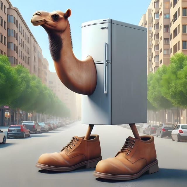 Frigo Camello Buffo Fardelo (Animali Brainrot)