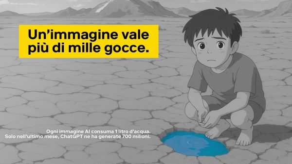 ChatGPT: tra diritti d'autore e diritti umani. Il consumo d'acqua.