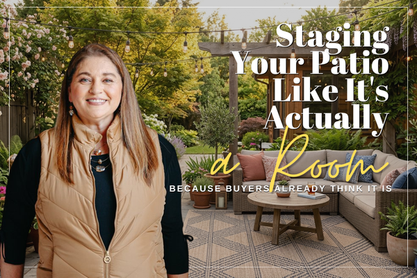 Staging Your Patio Like It's Actually a Room (Because Buyers Already Think It Is)