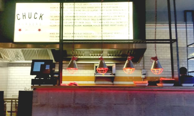 The Chuck menu. Photograph: Hackney Citizen