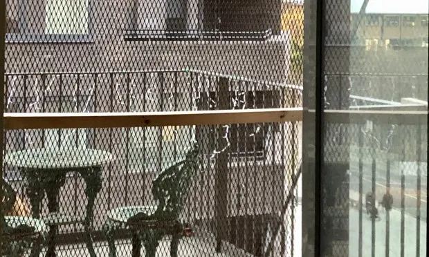 Bridport residents’ troubles continue as balconies fenced off with wire mesh