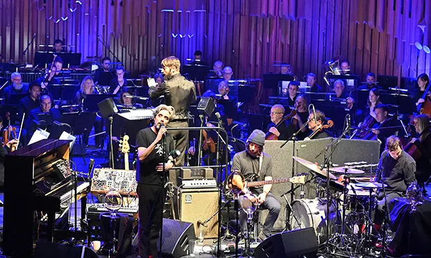Patrick Watson, Jules Buckley & BBC Symphony Orchestra, Barbican, stage review: ‘A musical funhouse’
