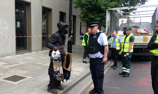 Homeless men evicted from Mare Street tents by council enforcement team