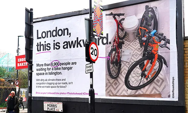 Hackney resident speaks out over lack of bike storage as #thisisawkward campaign reveals cyclists’ eye-popping workarounds