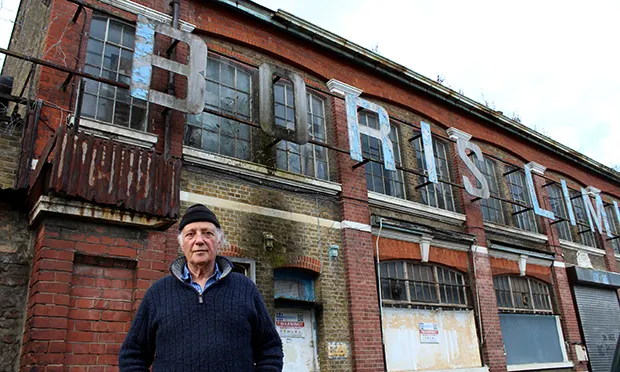Eli Bitran in front of the Boris building