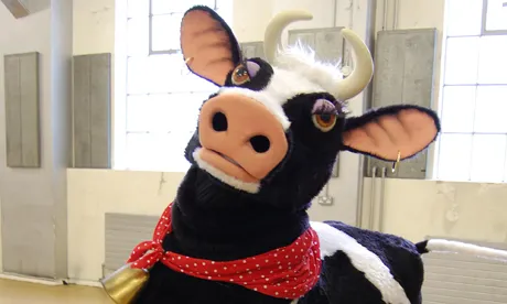 Prize panto cow steals the show