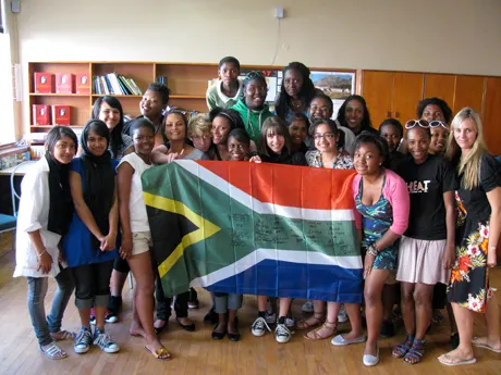 Hackney teenagers go on Cape Town quest