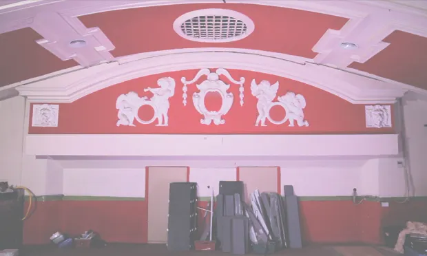 The Castle Cinema's ornate proscenium arch. Photograph: Pillow Cinema