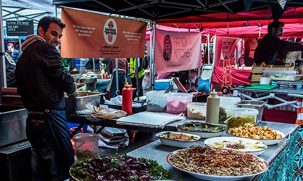 Chatsworth Road market traders
