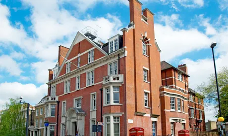 The former Hackney Central Police Station, before it closed last July.