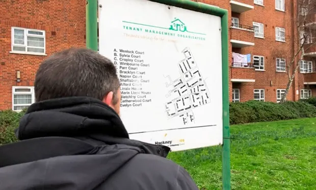 ‘They need to do their job’: Anger after leak on Shoreditch estate goes unfixed for weeks