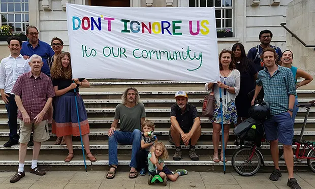 Legal row brewing between campaigners and council over Clapton garden build-over